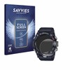 Savvies (4 Pack Full-Screen Protection Film compatible with Casio G-Shock