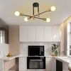 ZYDTRIP Sputnik Chandelier Ceiling Light, Pendant Light 4-Light Ceiling Light