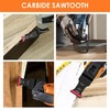 3Pcs Carbide Oscillating Saw Blade Set Carbide Oscillating Multi Tool