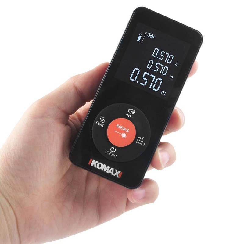 WINTAPE 50 m Laser Rangefinder, Digital Spirit Level Distance Meter