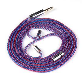 NICEHCK HCKSweetLife 12 Core 6N Silver Plated Monocrystalline Copper Cable Earphone Repair Cable MMCX/0.78 2PIN/QDC Detachable Metal Connector 3.5mm/4.4mm Plug Upgrade Cable