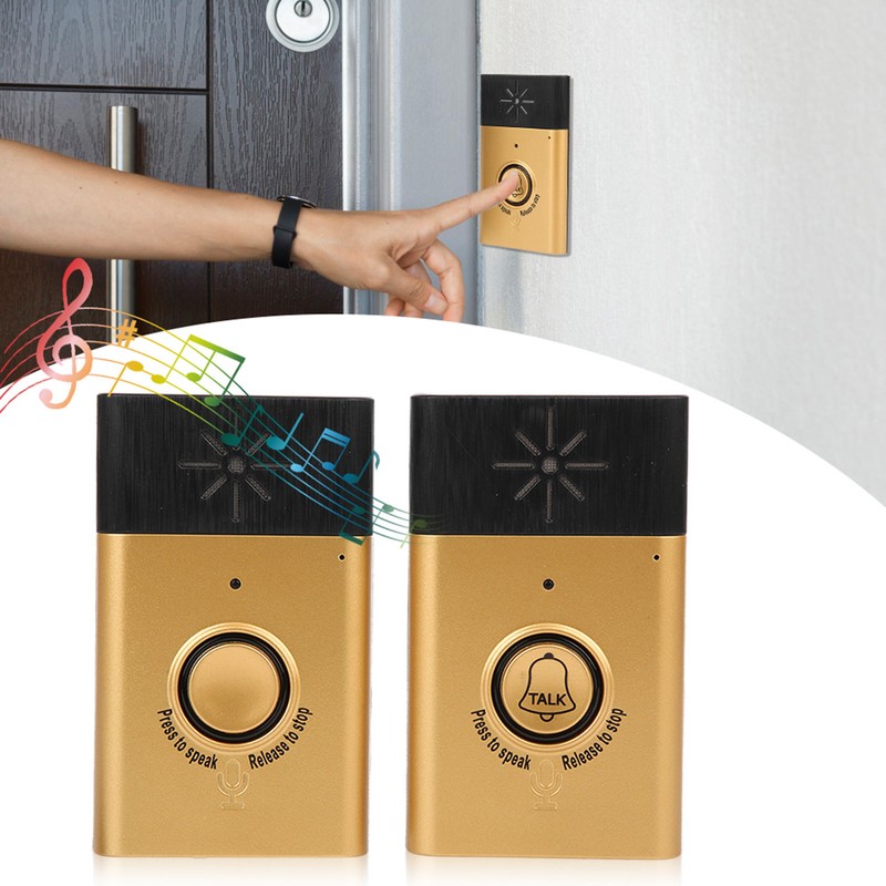 Wireless Intercom Doorbell Dual Voice Smart Bell 2‑Way Talk Home
