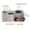 Boao 2 Packs Car Sun Visor Organizer, Sunglasses Holders for