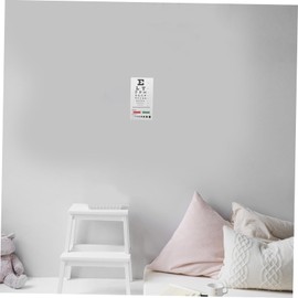 iplusmile Eye Exam Chart Pvc Visual Testing Tool for Home Use Standard Eye Chart for Vision Assessment for Adults and Teens