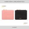 MONOMI Card Holder with Coin Pocket, pink, Classic