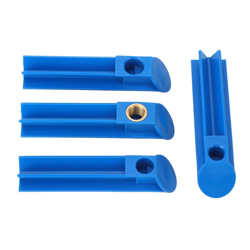 4PCS Fuel Injector Nozzle Flush Cleaner Adapter Universal Cleaning Tool