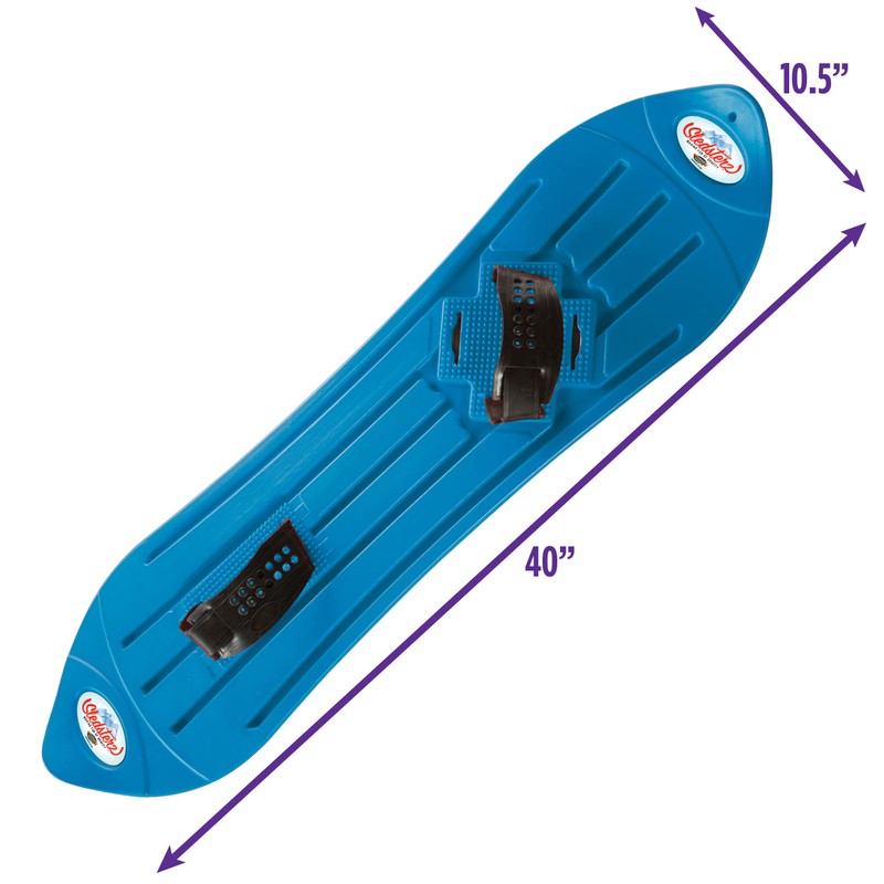 The Original Sledsterz Snowboard by Geospace: Blue