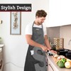 Premier Housewares Sorted Apron - Black/Grey