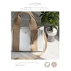 Giselle Women's Shoulder Bag, Tote Bag, 2-Way Mini Tote, Mocha