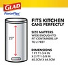 Glad ForceFlex Tall Kitchen Drawstring Trash Bags, 13 Gallon, Pine-Sol