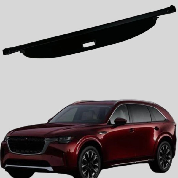Unbranded Rear Trunk Shade Retractable Cargo Cover Fits for Mazda
