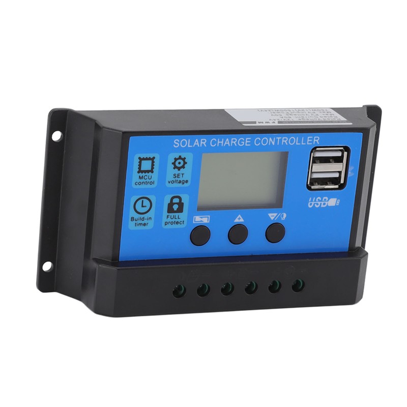12V 24V Solar Charge Controller Dual USB Port Solar Panel