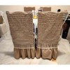 AYNINENG Plastic Dining Chair Protector, Chair Covers with Backrests, Clear