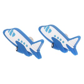 Housoutil Cabinet Handle Parts Airplane Shaped Plastic Pulls Easy Install Knobs for Furniture