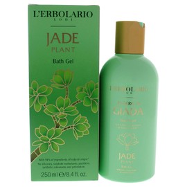LErbolario Lerbolario bath gel - jade plant - floral, citrus scent - delicate formula ideal for sensitive skin, cruelty free, dermatologically tested 