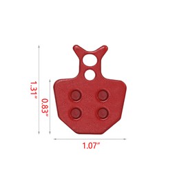of Disc Brake Pads for Formula The One FR, R0, R1, RX, R1R, Mega, C1, CR3, T1 Disc Brakes - Suitable for Mountain Bikes, Road Bicycles, and MTBs 1 Pairs