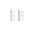 ABUS Angle Strike Plate WSB170 - for Room Doors and