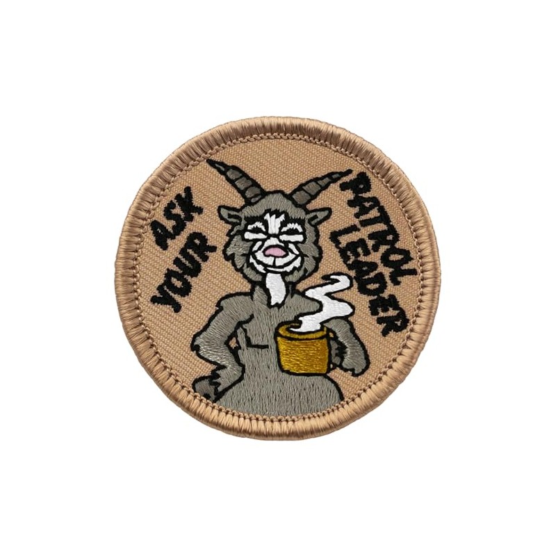 Old Goat - Ask Your Patrol Leader Patch - 2"