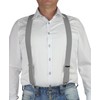 Harrys-Collection Men's Braces 4 Extra Strong Clips Single Colour -