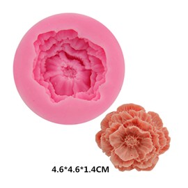 6 Pack Flower Mold: Peony, Rose, Sunflower Resin Casting Molds for Candle Making, Home Decor, 3D Animal Silicone Molds