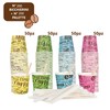 Bioaiks 200 x Espresso Paper Cups with Stirrers, 75 ml,