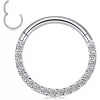 Blue Palm Jewelry 1- 16 GA 5/16" Front Facing CZ