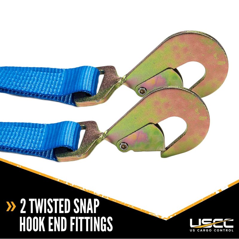 US Cargo Control Extra Large Tow Dolly Basket Strap, Blue