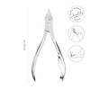 TITANIA Extra Sharp Professional Nail Clippers (10.5 cm) • Strong