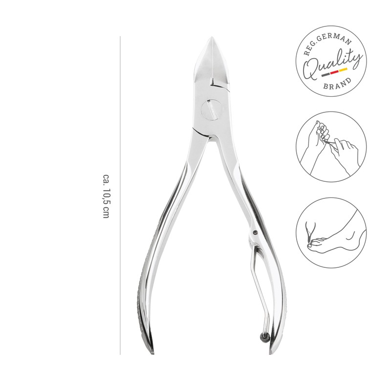TITANIA Extra Sharp Professional Nail Clippers (10.5 cm) • Strong