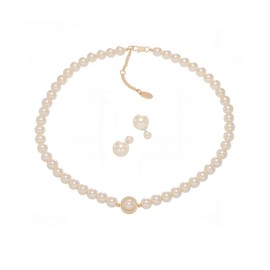 Alivern Pearl Necklace, 925 Silver, Made in Japan, 0.3 inches (8 mm), Shinju Women's, For Funerals, Weddings, Funerals, Mourning, Pearl Necklace, Pearl Necklace, Pearl, crystal pearl