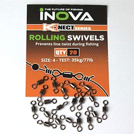 Inova Rolling Swivels: Size 4-77lb - 1 Pack