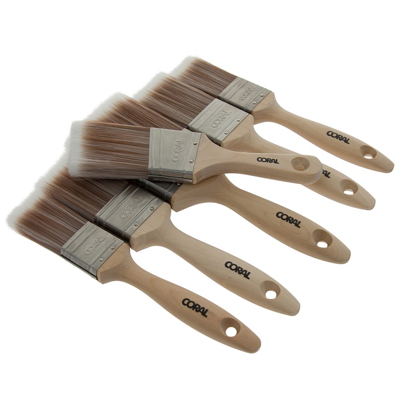 Coral 31599 Painter's Pack Paint Brushes 6Pk Professional Grade with