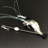 AIMALL 6PCS Soft Plastic Fishing Lures Tackle Prawn Shrimp, Glow