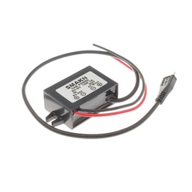 SMAKN 12V 24V 36V 48V (8-50V) to 5V 3A 15W DC/DC Buck Power Converter Voltage Step Dowm Power Supply MICRO-USB output Waterproof
