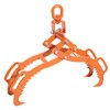 JAYGOVAN 28" 4 Claw Log Grapple Logging Log Lifting Tongs,