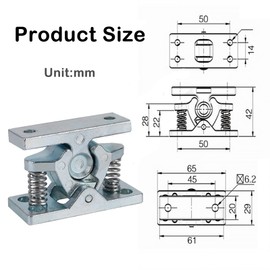 2 Pieces Door Stop, Motorhome, Zinc Alloy Door Stop, Caravan, Motorhome, Door Lock for Caravans, Motorhomes, Boats, Yachts, House and Garden Gates