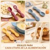 Juego de Cucharas para Bebé 8pcs, Ideales para Entrenar Alimentación