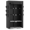 VTRIN Portable Closet Wardrobe Closet for Hanging Clothes with 4