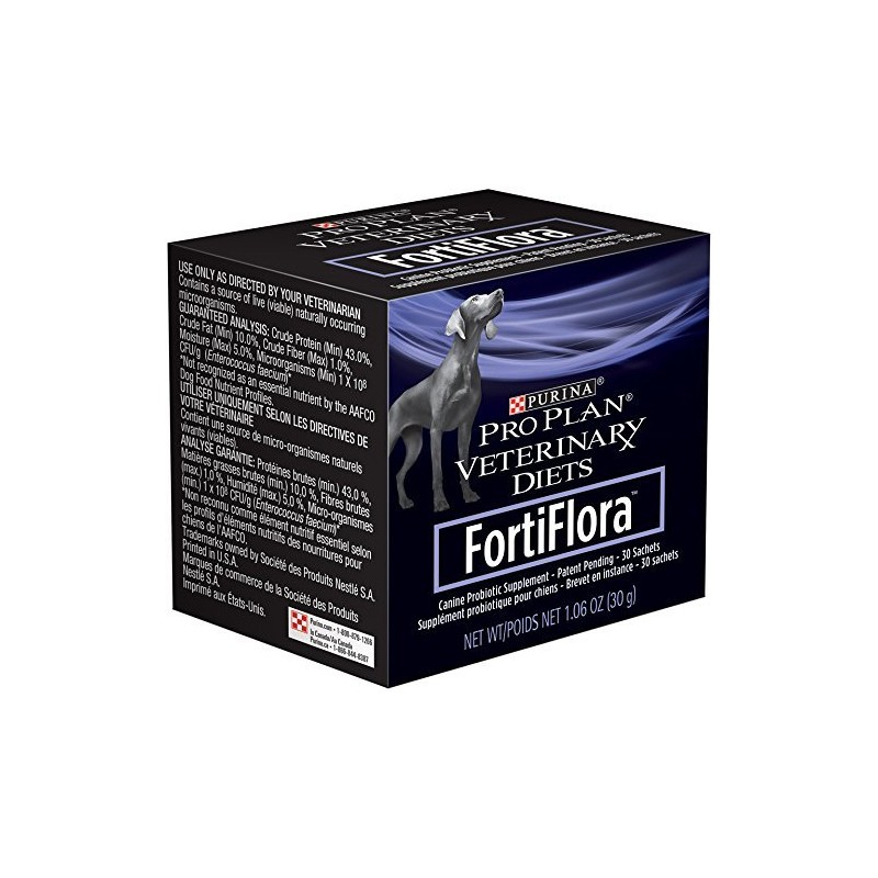 Purina Fortiflora Canine Nutritional Supplement Box (3 Pack), 30gm/90 Count