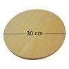 Round Pizza Board Circular Wooden Plate Chopping Board Cutting Serving