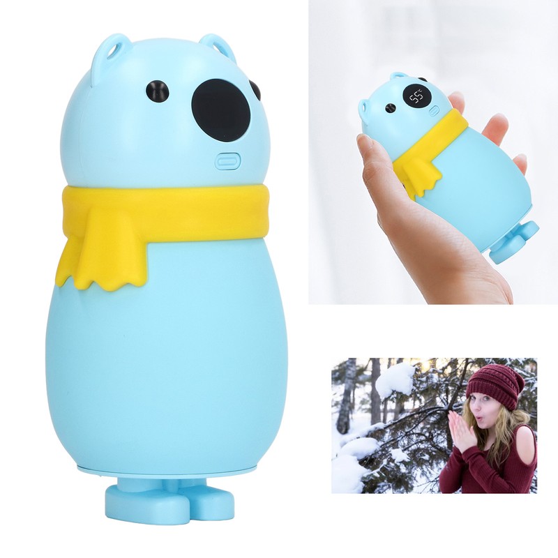 Hand Warmer USB Rechargeable Three Level Temperature Adjustment Digital Display