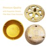 Cast Iron Incense Burner with 9-Hole Copper Incense Holder -