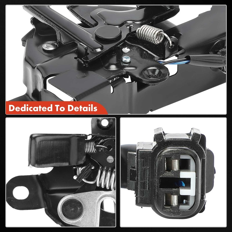 A-Premium Front Hood Latch Assembly Compatible with Toyota Vehicles -