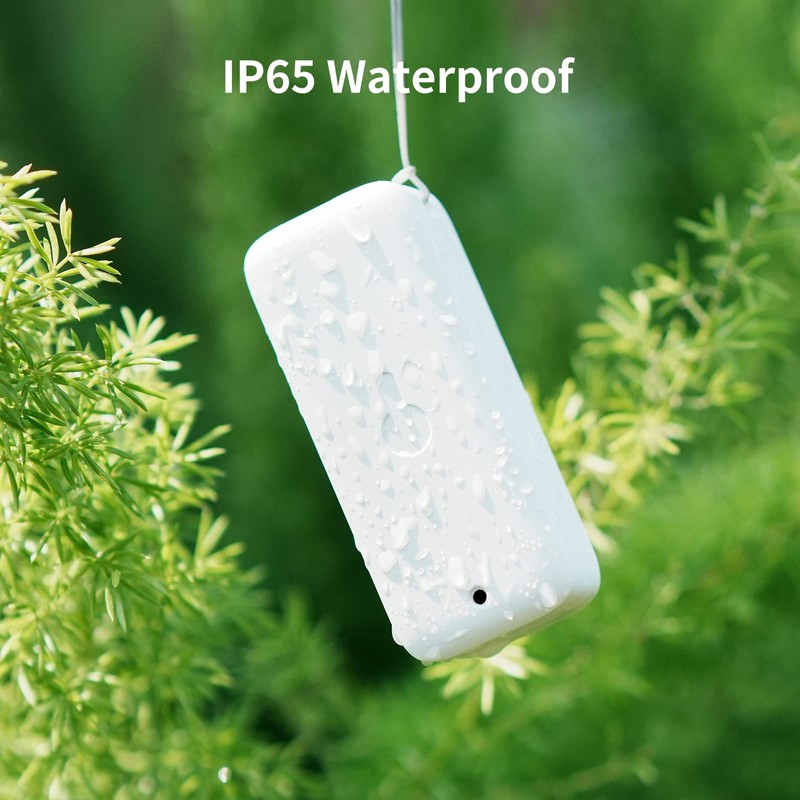 SwitchBot IP65 Indoor Outdoor Hygrometer Thermometer Wireless 3Packs, 394ft Bluetooth