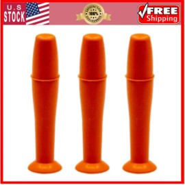 DMV Ultra Hard Contact Lens Remover, Not for Soft Lenses, Orange, 3 Count