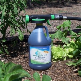 24 oz Biogize SD Soil Detox - Activated Charcoal Powder - in Easy Mix-n-Pour Container - Horticultural