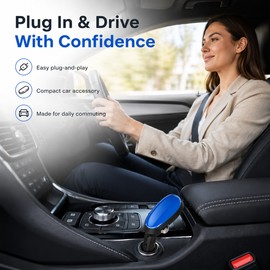 Car Fuel-Conscious Driving Accessory for Daily Use – Compact Plug-In Vehicle Reminder Device for Road Trips
