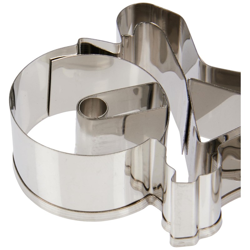 Staedter Road Bike or Bicycle Embossing Cookie Cutter, 9 cm,