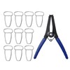 Vislone Spring Clamp Pliers with 10 Mitre Clamps Woodworking Tool