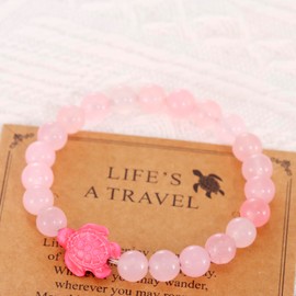 HUTIMY Sea Turtle Gifts Bracelet for Women Men Unique Animal Jewelry Sea Turtle Bracelet